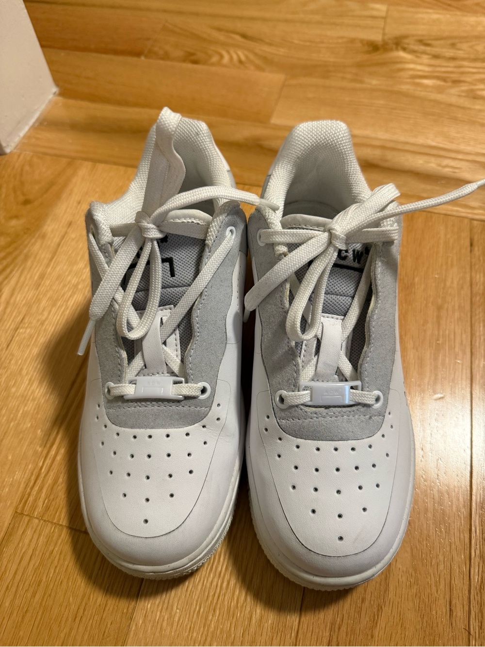 Nike Kids White and Light Gray Sneakers
